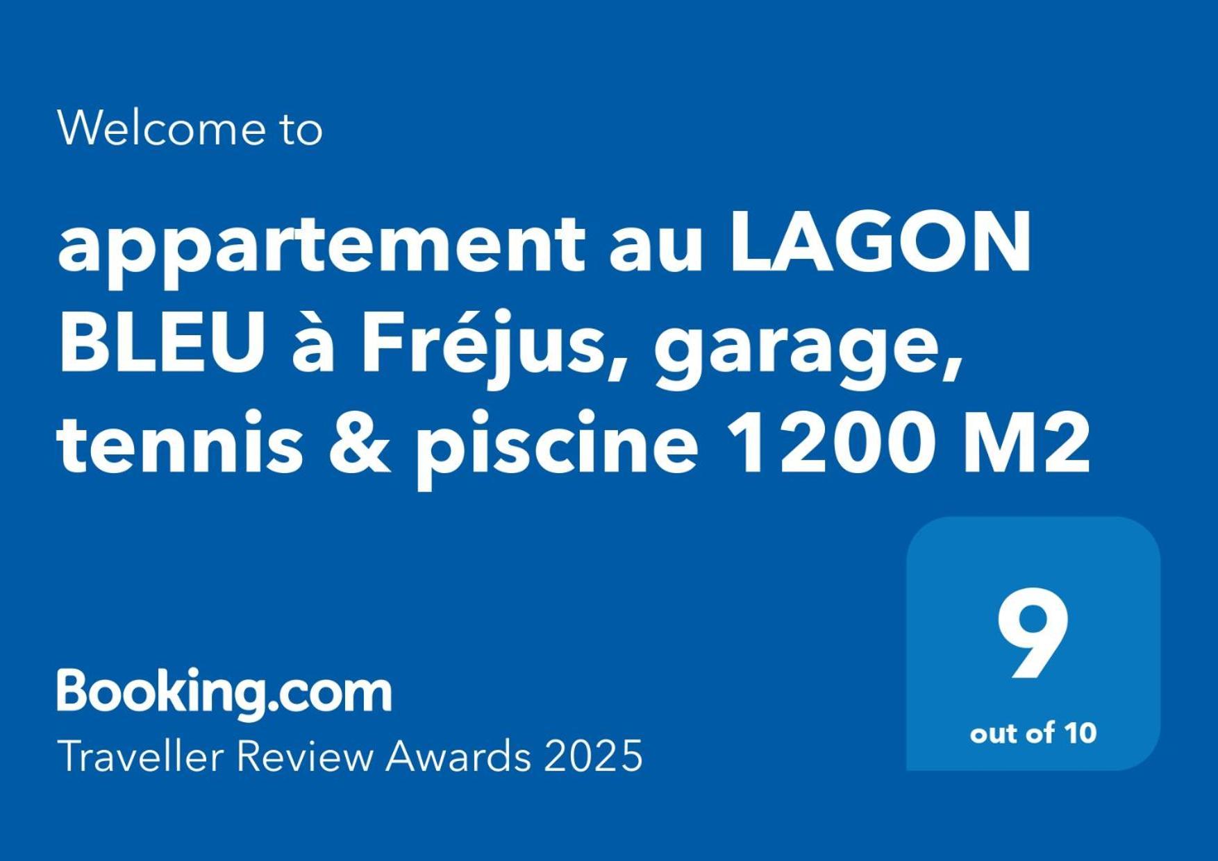 Au Lagon Bleu A Frejus, Garage, Tennis & Piscine 1200 M2